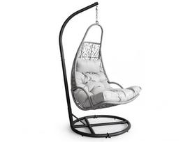 Pakabinamas krėslas HighTech šviesiai pilkas