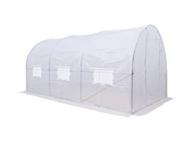Šiltnamis 3x4,5x2 - 13.5m2 Baltas