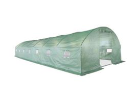 Dviejų durų Šiltnamis 4x10x2 - 40m2 Žalias