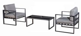 Lauko baldų komplektas MOSTRARE ARMCHAIR Tamsiai pilkas aliuminis