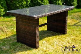 Pintas stalas 140x70x65 cm Tamsiai rudas