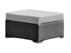 Pintas pufas FOOTSTOOL Pilkas