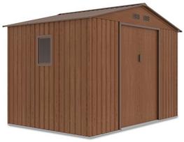 Metalinis įrankių namelis HUDSON 9x6 Walnut