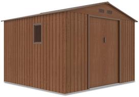 Metalinis įrankių namelis HUDSON 9x8 Walnut