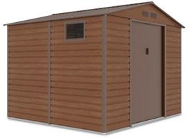 Metalinis įrankių namelis HUDSON 9x8 Walnut