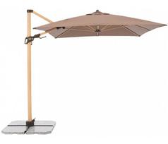 Skėtis Doppler ALU WOOD 220 x 300 Caffe