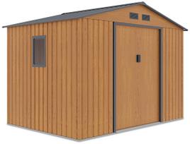 Metalinis įrankių namelis HUDSON 9x6 Oak Grey