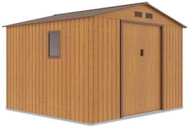 Metalinis įrankių namelis HUDSON 9x8 Oak Brown
