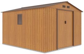 Metalinis įrankių namelis HUDSON 9x10 Oak Brown