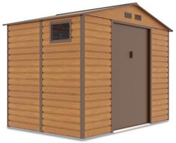 Metalinis įrankių namelis Montreal 9x6 Oak Brown