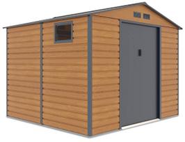 Metalinis įrankių namelis MONTREAL 9x8 Oak Grey
