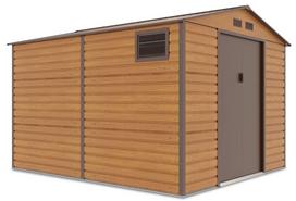 Metalinis įrankių namelis Montreal 9x10 Oak Brown