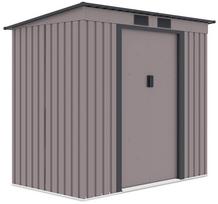 Metalinis įrankių namelis OREGON 7x4 Warm Grey