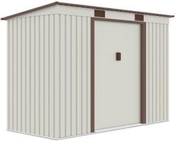 Metalinis įrankių namelis OREGON 9x4 Beige