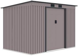 Metalinis įrankių namelis OREGON 9x6 Warm Grey