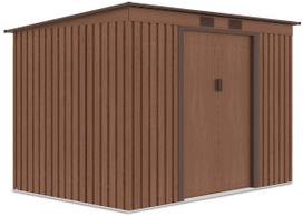 Metalinis įrankių namelis OREGON 9x6 Walnut