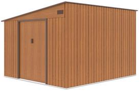 Metalinis įrankių namelis JASPER 9x10 Oak Brown