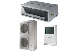 Aukšto slėgio kanalinis oro kondicionierius Samsung AC200KNHPKH/EU + AC200KXAPNH/EU