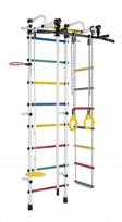 Sporto kompleksas (gimnastikos sienelė) RAINBOW PRO balta-vaivorykštė, 226x52,5cm