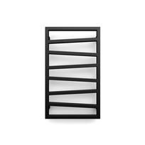 Vandeninis rankšluosčių džiovintuvas Terma ZigZag 500 mm x 835 mm, juodas