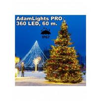 Profesionali AdamLights smulkių lempučių lauko girlianda | IP67, 360 LED, 60 m.
