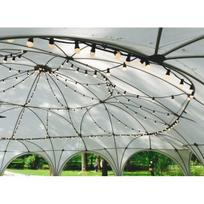 10 m ilgio keičiamų LED lempučių E-27 cokolio tipo girlianda ( kas 100 cm )