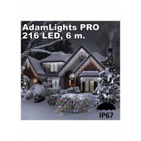 Profesionali AdamLights lauko girlianda varvekliai | IP67, 216 LED, 600 x 50 cm