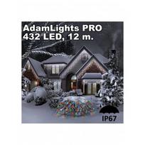 Profesionali AdamLights lauko girlianda varvekliai | IP67, 432 LED, 1200 x 50 cm