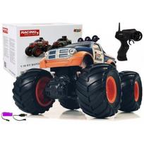 Nuotoliniu būdu valdomas visureigis pikapas Bigfoot 1:18 2.4G mėlynai-oranžinis