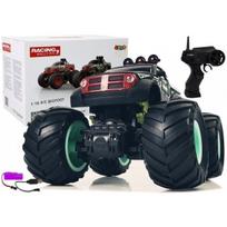 Nuotoliniu būdu valdomas visureigis pikapas Bigfoot 1:18 2.4G juodai-žalias