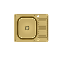 Nerūdijančio plieno plautuvė Quadron Kevin 116 HD5848PVDBSG1, aukso