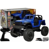 Nuotoliniu būdu visureigis Jeep 1:8 2.4G 4x4 mėlynas