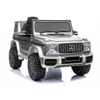 Elektromobilis vaikams Mercedes G63 Sidabrinis lakuotas