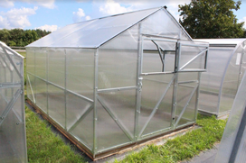 Šlaitinis šiltnamis CLASIC 2.5x6m su 6mm danga