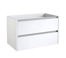 Apatinė spintelė po praustuvu KAME CITY BU/8-3DR/D1P1, Balta blizgi