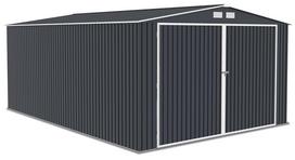 Metalinis įrankių namelis/garažas Kingston 380x540 Cold Grey - HARDMAISTER