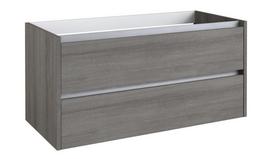 Apatinė spintelė po praustuvu Kame City BU/10-3DR/11P1, Pilkas uosis, 100 cm