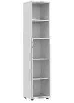 Spinta biurui su vitrina S16 White