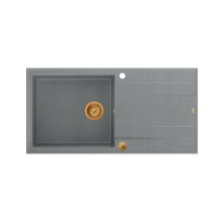 Plautuvė Quadron EVAN 146 XL HCQE10050U5_PVDC1_P2O, 1000x500x210 pilka/vario