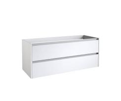 Apatinė spintelė po praustuvu Kame City BU/12-3DR/D1P1, Balta blizgi, 120 cm