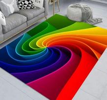 Modernus 3D kilimas RAINBOW