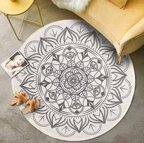 Apvalus kilimas BOHO 120x120cm