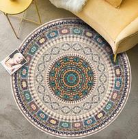 Apvalus kilimas vintažinio stiliaus VINTAGE 120x120cm