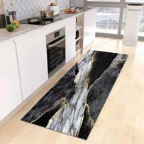 Kilimas virtuvei, neslystantis Grey Marmur 50x160cm