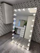 Pastatomas veidrodis su led apšvietimu 100x180 24 lemputės