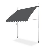 Markizė balkonui ESY 250x130cm pilka