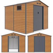 Įrankiu namelis MONTREAL 277x259cm Oak Grey - AVRAHOME