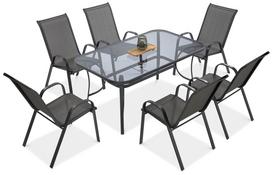Terasos baldai BOLOGNA 150/6 Light Grey