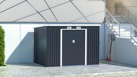 Metalinis sandėliukas OREGON 261x171cm Cold Grey Avrahome