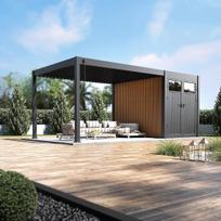 Pavesinė/pergola/stoginė automobiliui su sandėliuku